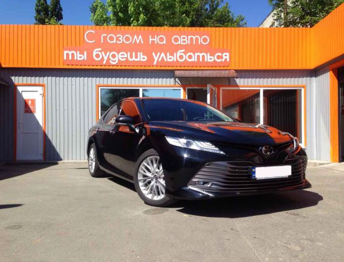 Установка ГБО 4 поколения на Toyota Camry 70 2.5 2018 г. в. Camry 70 2.5 2018