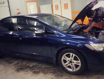 СТО Время газа Установка ГБО на Honda Civic