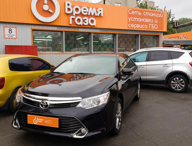 ГБО на практично нову Toyota Camry 55