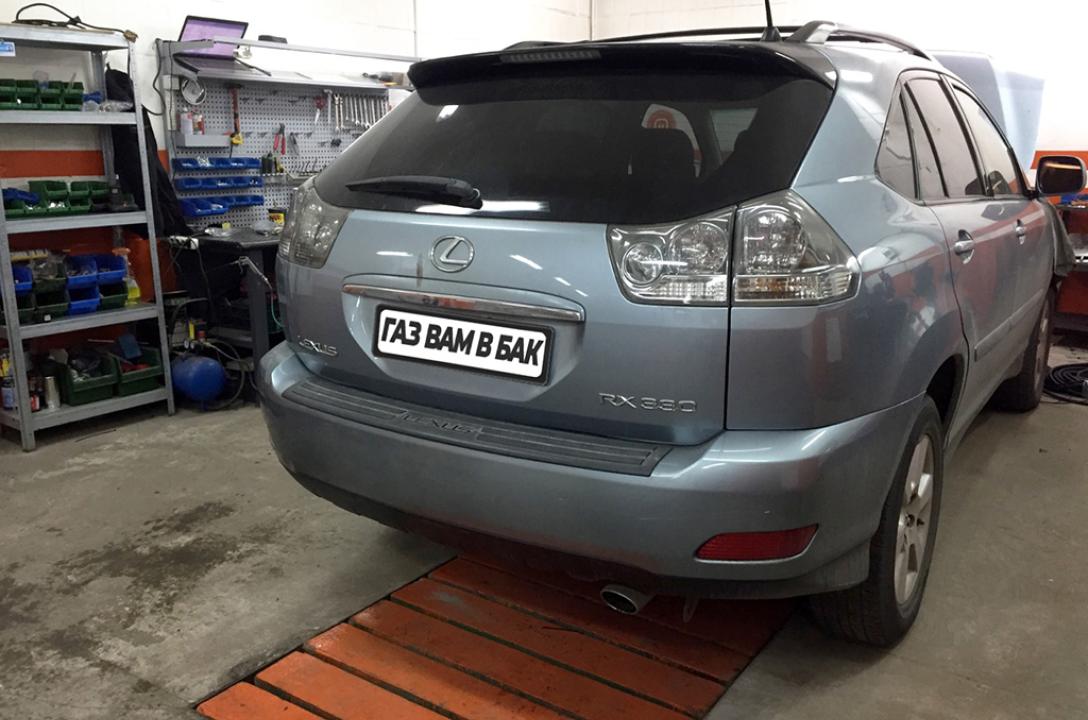 Монтаж ГБО 4 KME Nevo на Lexus RX 330 2004 р. в.