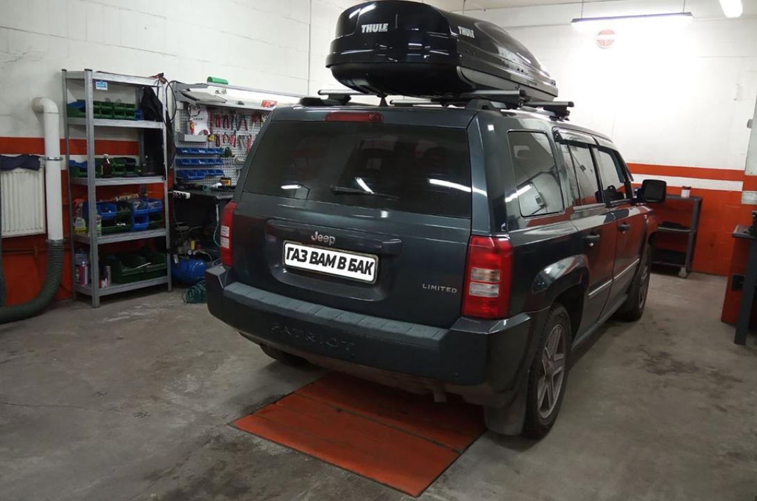Монтаж ГБО 4 Lovato Smart на JEEP Patriot USA 2.4 2008 р. в.