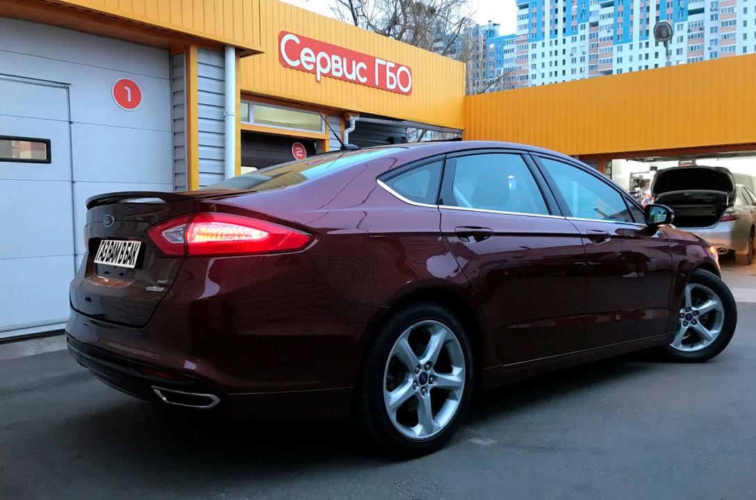 Монтаж ГБО 4 KME Nevo Sky на Ford Fusion 2.0 Ecoboost 2015 г. в.