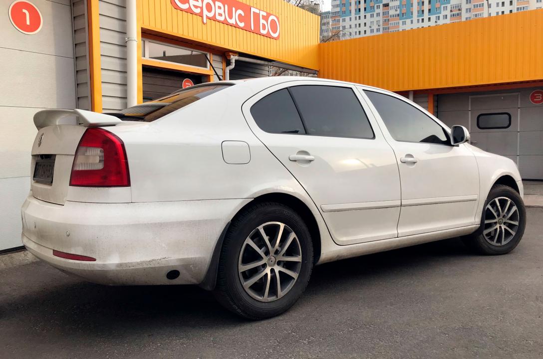 Монтаж ГБО 4 Stag 400.4 DPI на Skoda Octavia A5 1.8 TSi (CDAA) 2012 р. в.