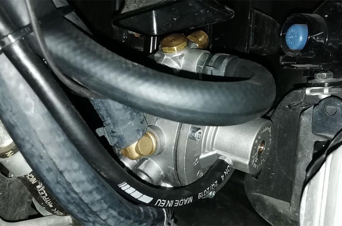 Газовий редуктор-випарник Romano LPG + Рукава Parker