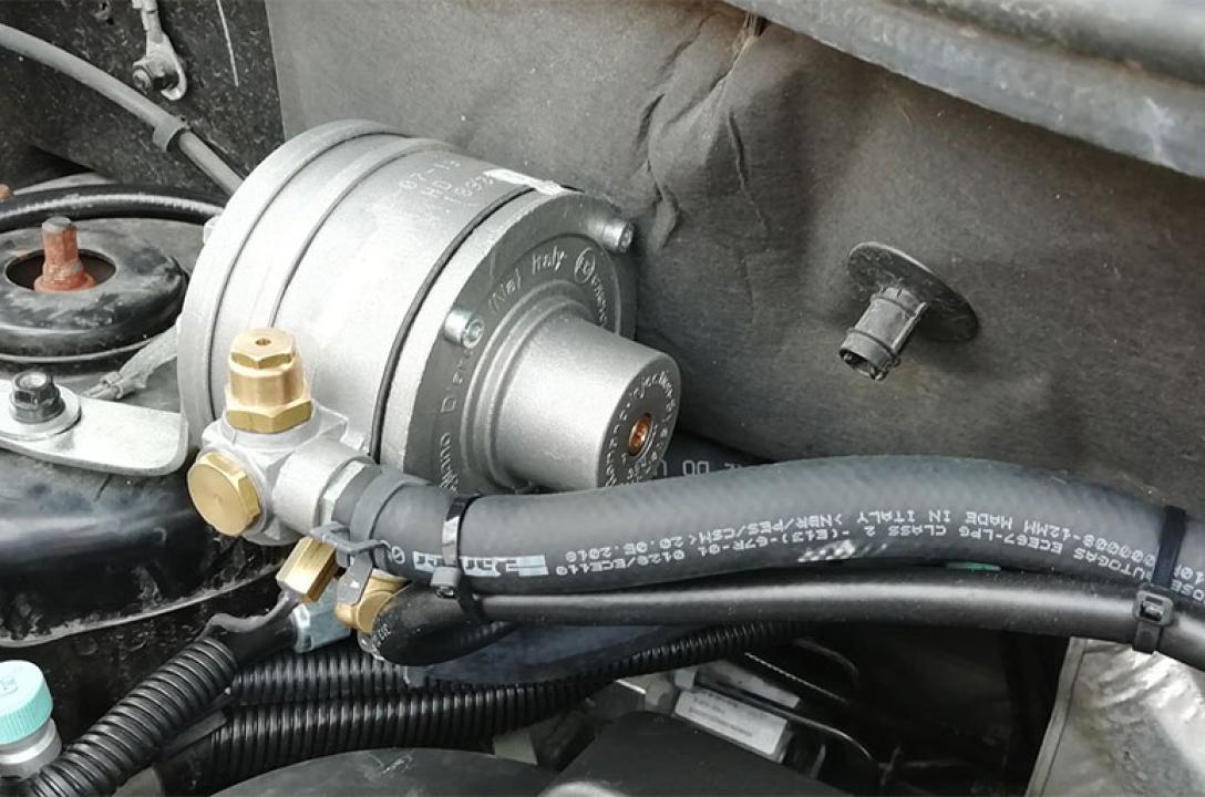 Газовий редуктор-випарник Romano LPG + Рукава Parker