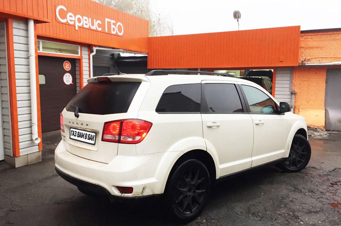 Монтаж ГБО 4 Lovato Smart на Dodge Journey 2.4 2013 р. в.