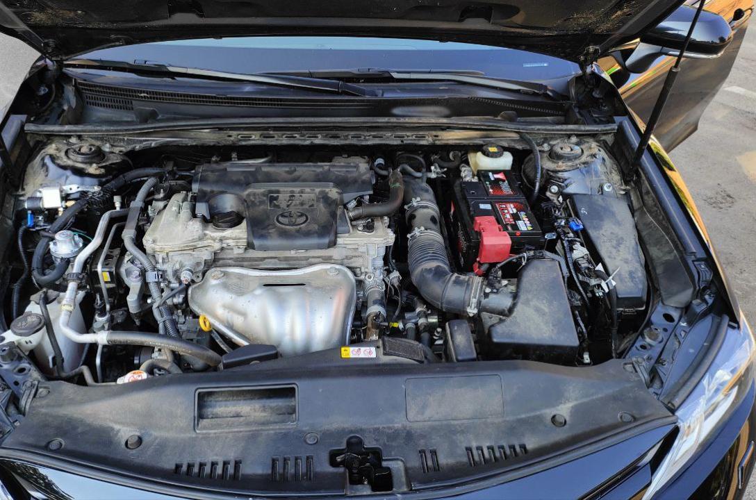 Загальний вигляд підкапотного простору Toyota Camry 2.5 після встановлення ГБО.