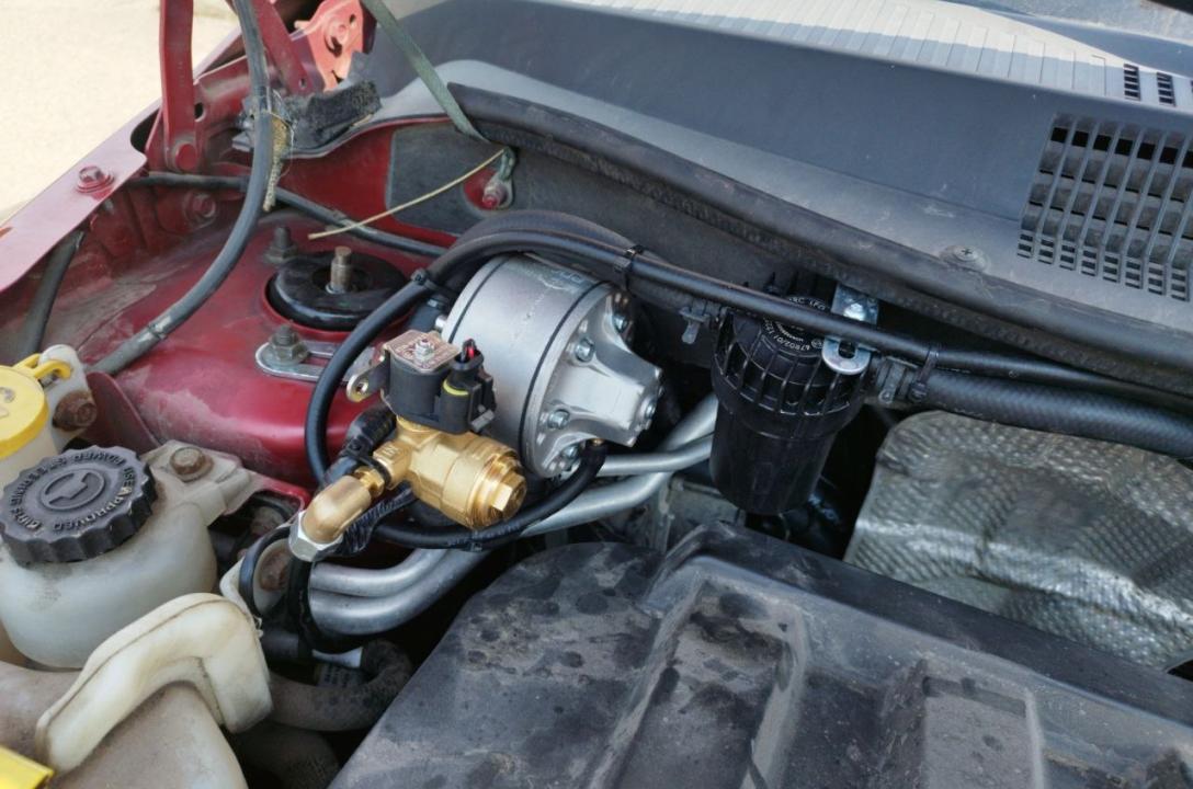 У даній конфігурації необхідний робочий тиск газу забезпечує найпотужніший газовий редуктор від MRC Shire.Також у цій конфігурації для забезпечення високої загальної продуктивності системи, встановлений фільтр відстійником MRC Crystal.