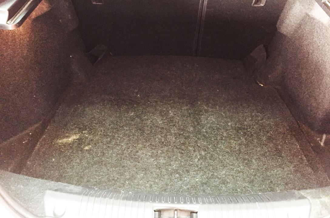 Багажний простір після встановлення ГБО