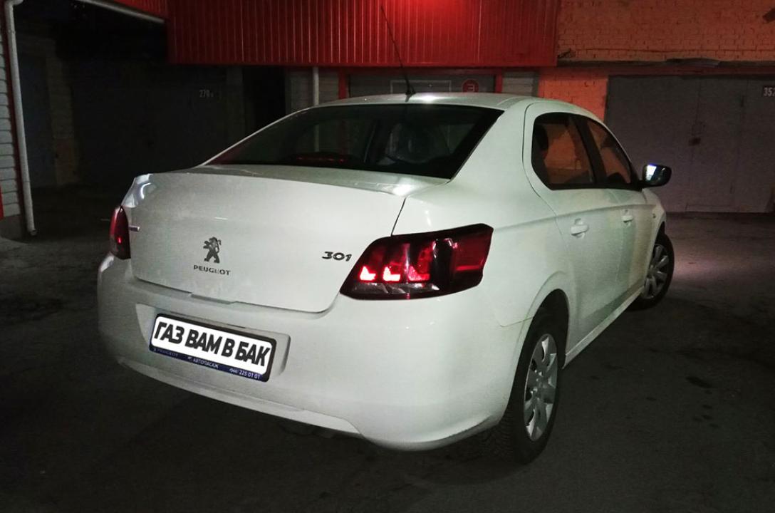 Монтаж ГБО 4 Lovato Easy Fast C-OBD 2 на Pegueot 301 1.2 2016 г. в.